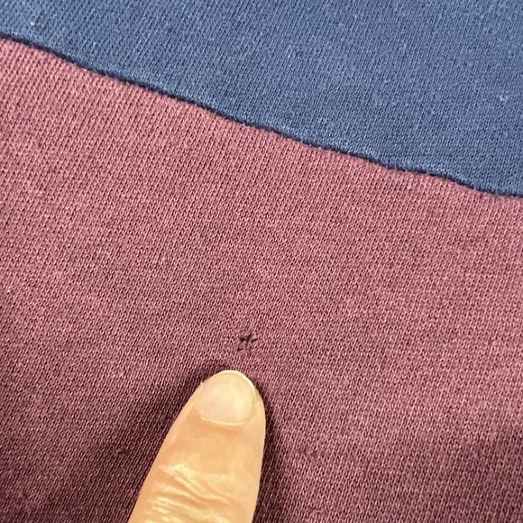 Victoria's Secret PINK SEQUINS BLING STRIPED‎ Hoodie RUGBY Perfect 1/4 Zip Large - Picture 6 of 14